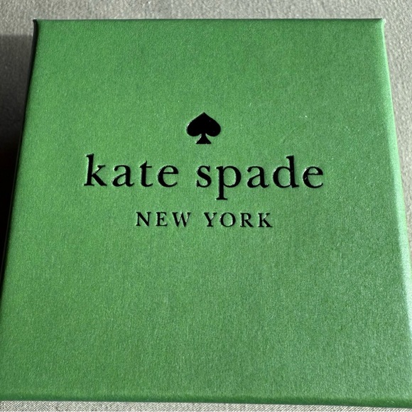 NEW Kate Spade Gold and Black Lock Earrings - Picture 3 of 4